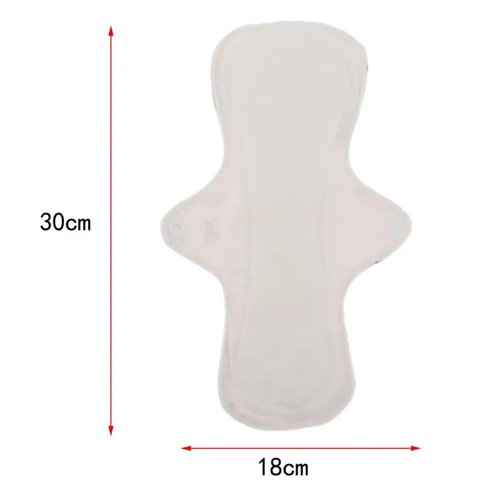 Женские моющиеся гигиенические прокладки из бамбукового угля менструальные для