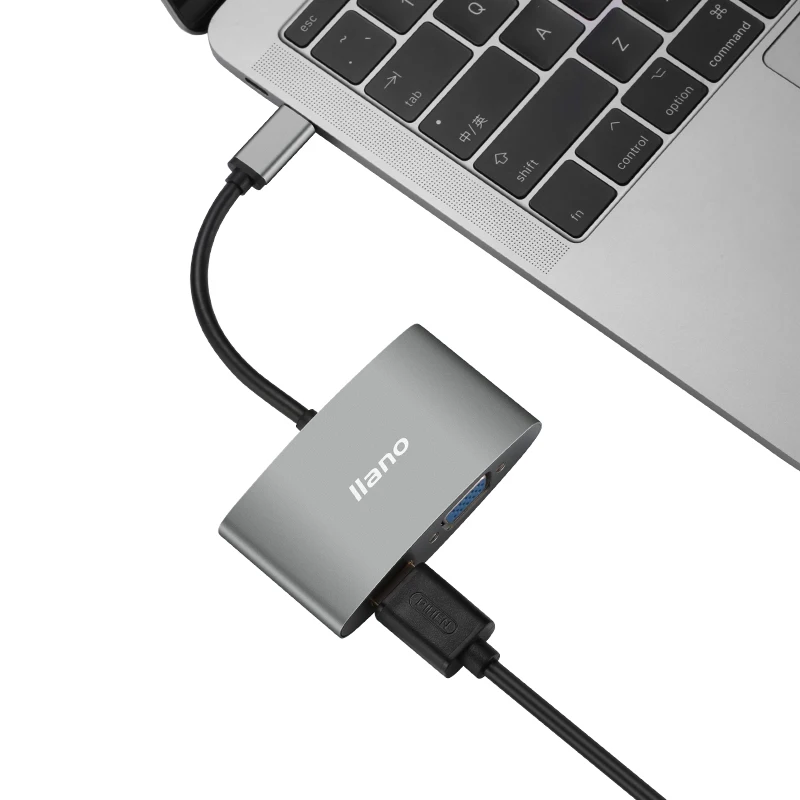 Адаптер Llano USB C HDMI VGA Тип к 4K Thunderbolt 3 для Samsung Galaxy S10/S9/S8 Huawei Mate 30 20/P30 Pro | Компьютеры и