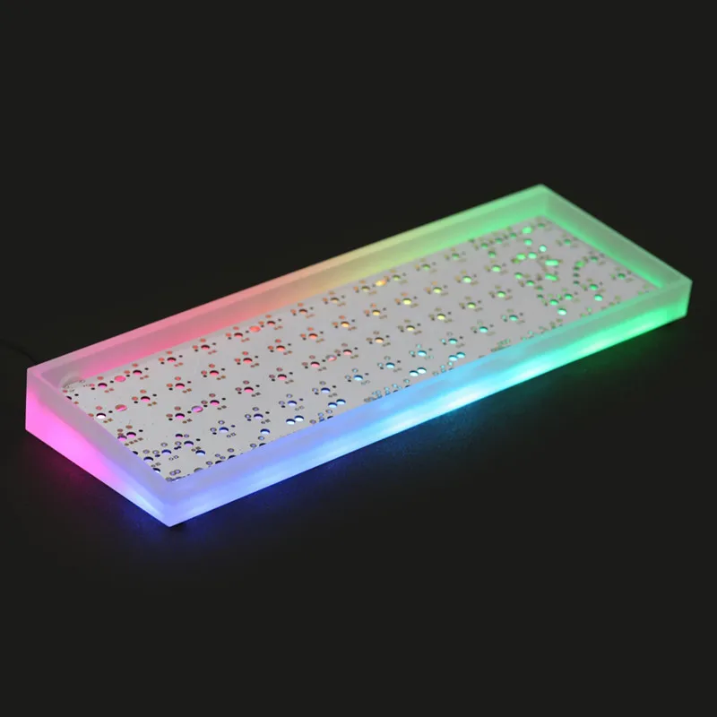 

KBD TOFU65 Acrylic Case Frame For KBD65 Mechanical Keyboard 65 DIY Kit Case Light Transmission Shine For Custom Gaming Keyboard