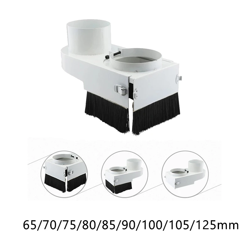 

CNC Router Dust Shoe Nut 65/70/75/80/85/90/100/105/125mm Spindle Engraving Machine Brush Cleaner Woodworking CNC Dust Cover