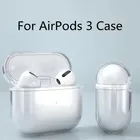 Прозрачный чехол для Airpods 3 Жесткий ПК Мягкий ТПУ защитный чехол Bluetooth гарнитура чехол s для Apple Airpods3 оболочка 2021 Новинка