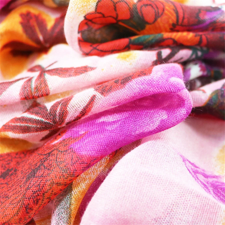 Осень 2020 новый теплый женский шарф из Балийской пряжи большой размер Пляжная