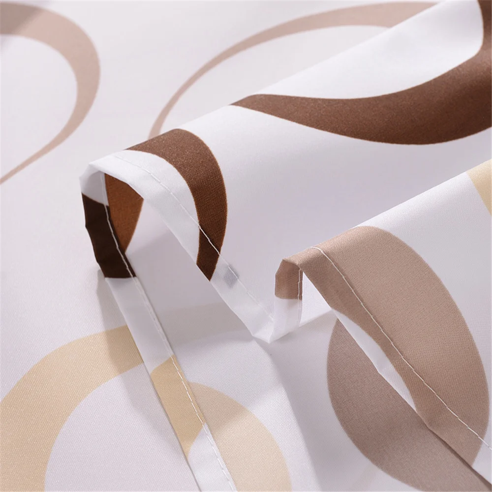 Большая широкая ванная занавеска для душа круглая Водонепроницаемая ванной с 12