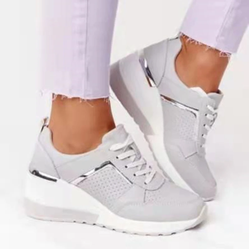

Women's Sneakers Wedges Platform Walking Shoes Female Running Jogging Sport Shoes Comfort Walking Ladies Shoes