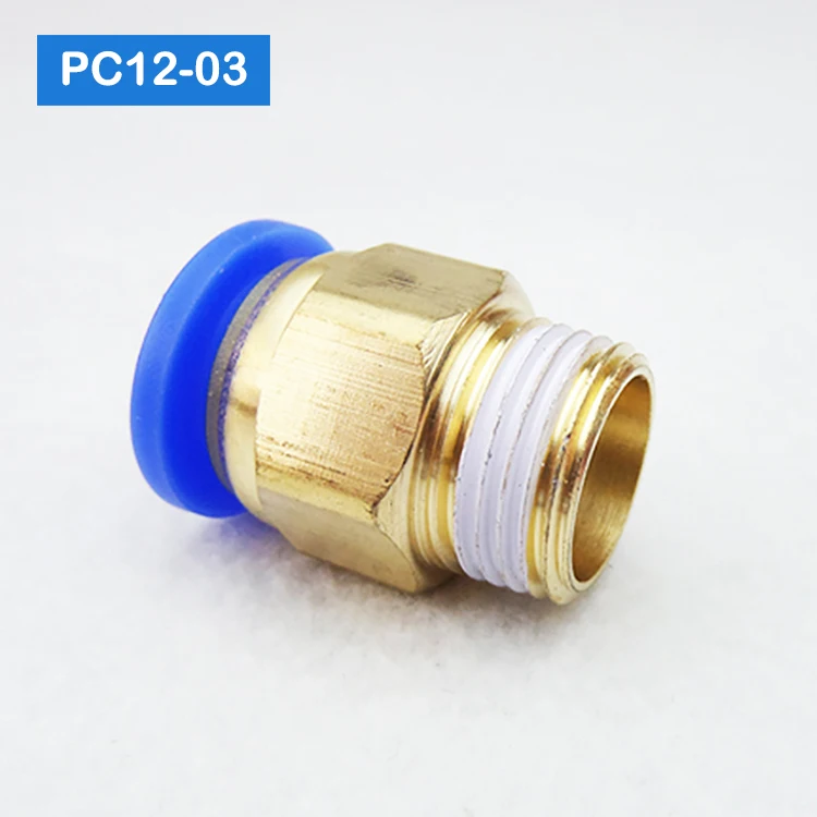 10 шт. BSPT PC6-01 PC6-02 PC8-02 PC4-m5 PC10-02 воздуха коннектор мужской шланг фитинги прямой пуш-ап в фитинги для пневматического соединения