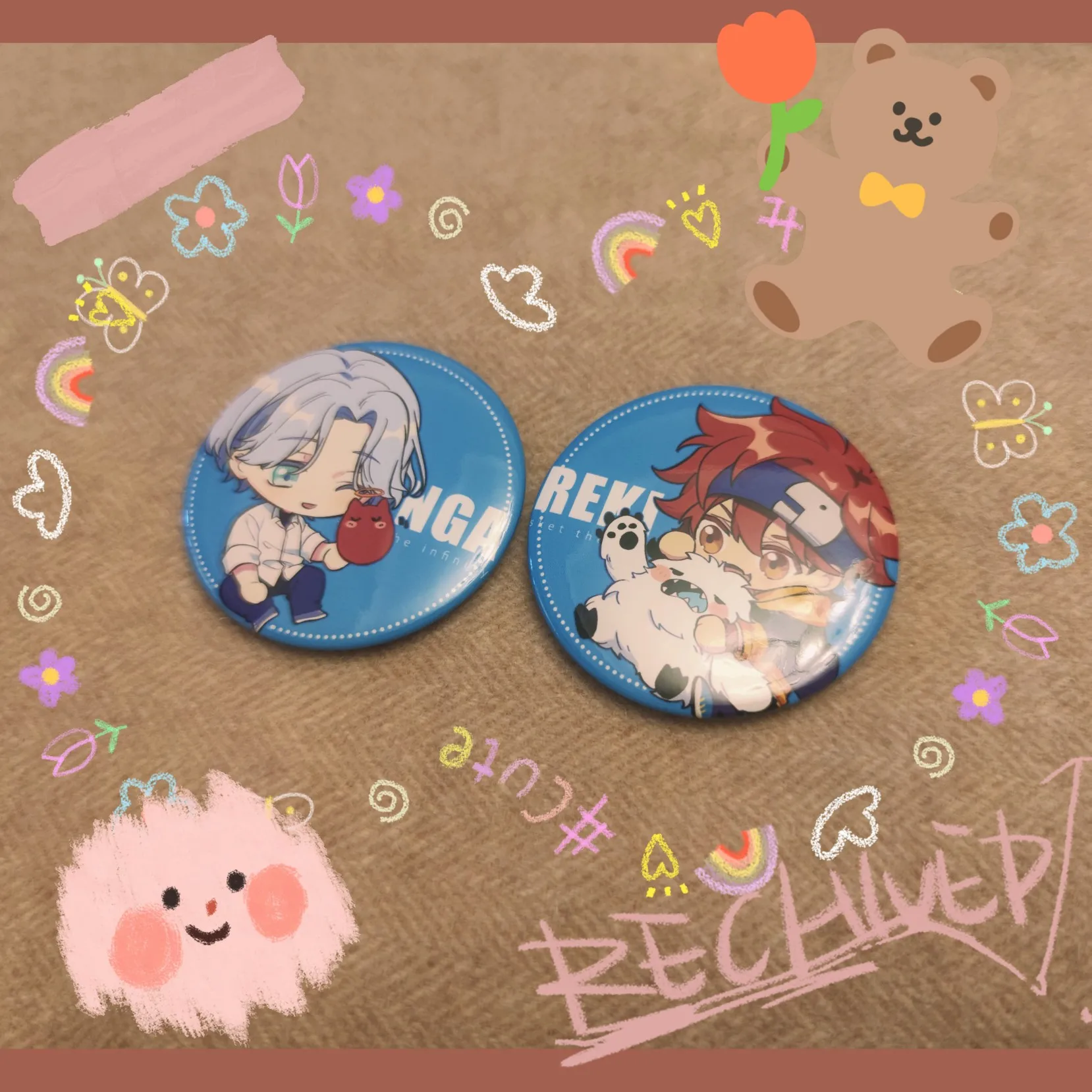 

Anime SK8 the Infinity Kyan Reki Hasegawa Ranga Chinen Miya Bags Pendant Pins Keychain Acrylic Badge Brooch Medal Souvenir Gifts