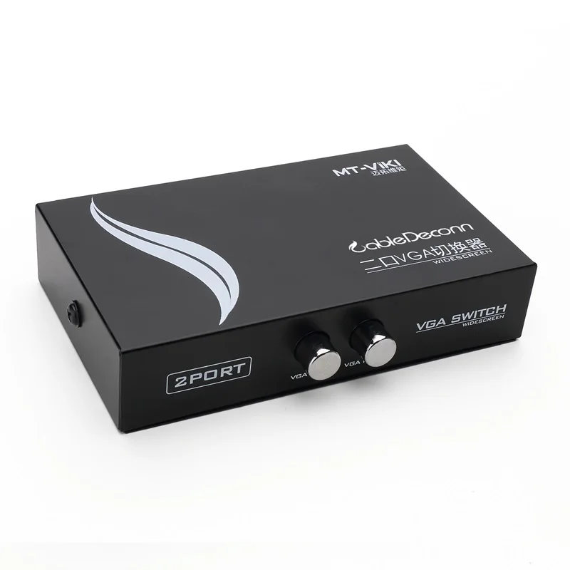 Выключатель VGA с широким экраном 2 в 1 мини конвертер портами для монитора ЖК