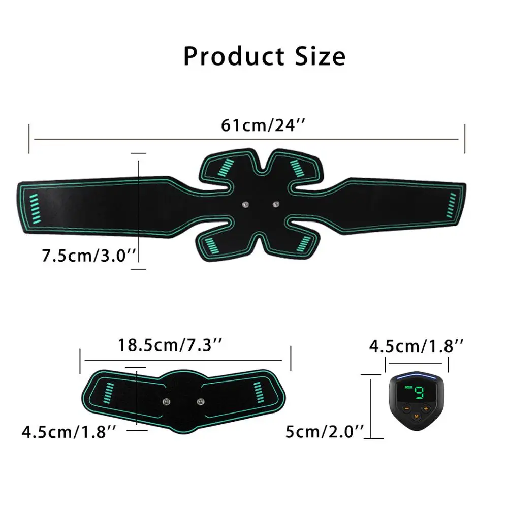 Вибрационный массажер для фитнеса стимулятор мышц живота тоник дома