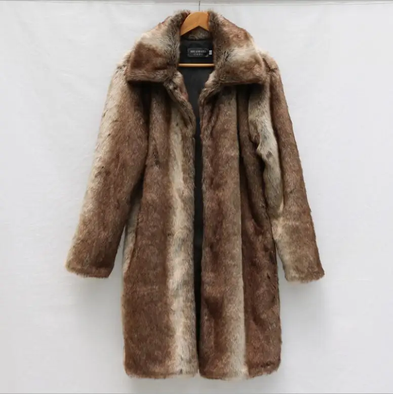 6Xl мужская с подкладкой из искусственного меха Верхняя одежда для детей отложным