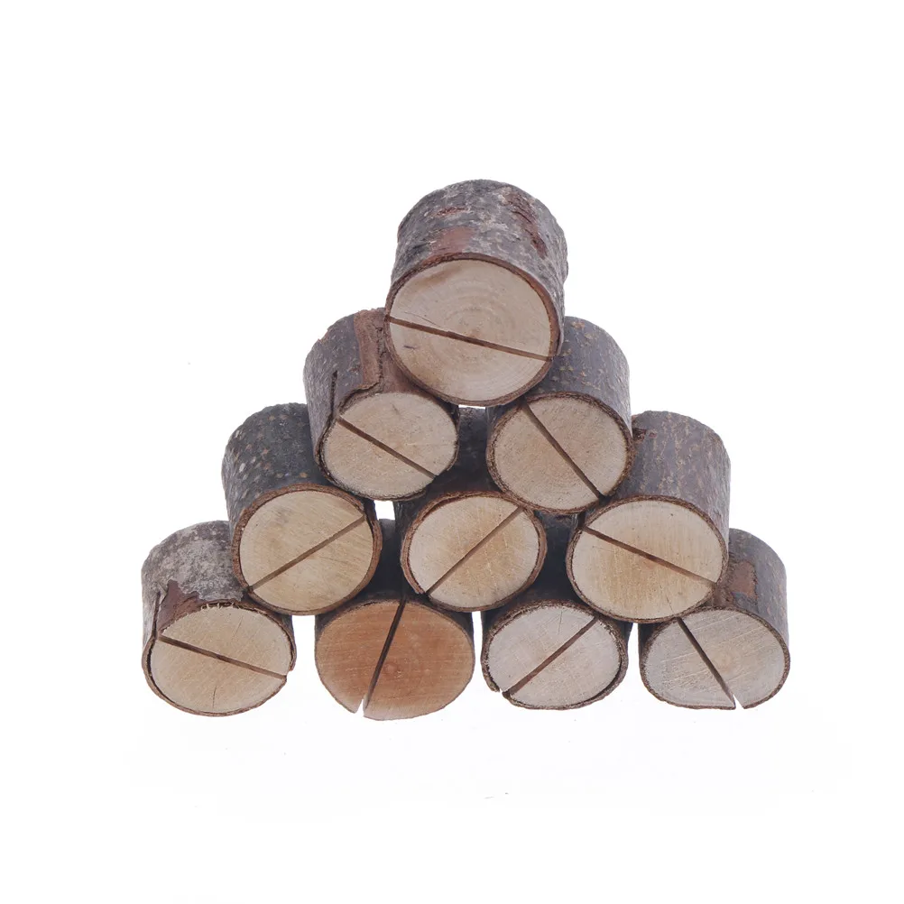 Новое поступление 10 шт./лот деревянные Свадебные вечерние держатели для карт в