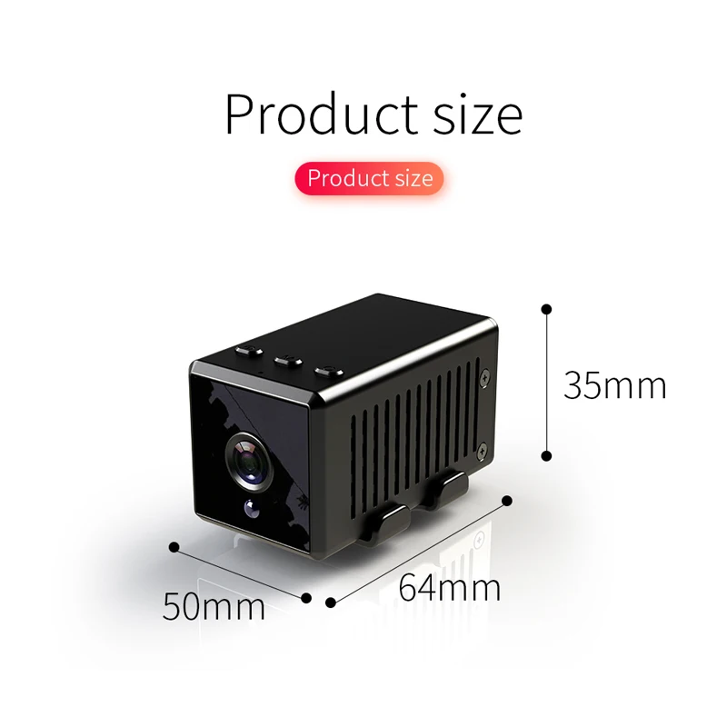 Мини-камера 4K Wi-Fi, маленькая видеокамера 1080P HD, инфракрасное ночное видение, микро камера с функцией обнаружения движения, Спортивная DV поддержка 128G
