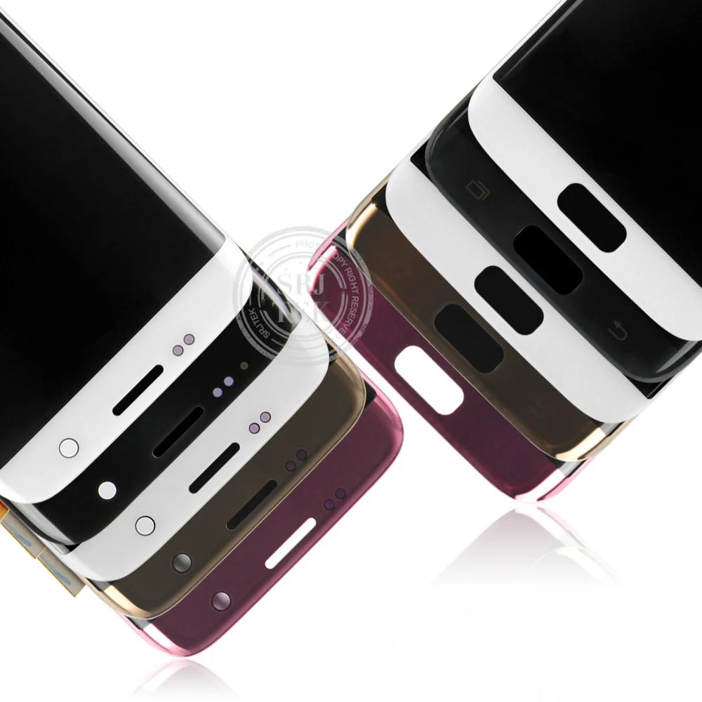 AMOLED для Samsung S7 edge LCD Galaxy G935 G935F дисплей экран сенсорный дигитайзер сборка запасные