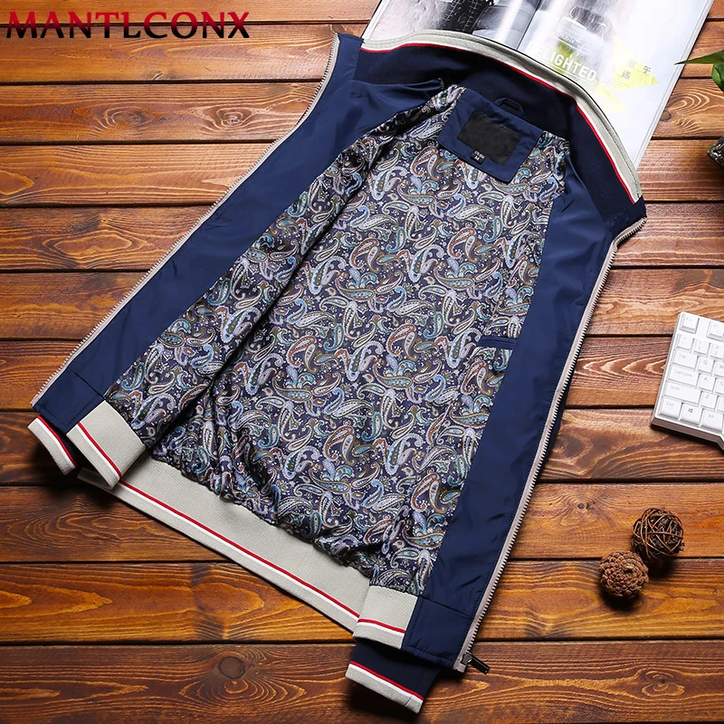 MANTLCONX плюс размер M-8XL повседневная мужская весенняя куртка Осенняя верхняя одежда мужские куртки и пальто Мужская куртка для мужской одежды бренд