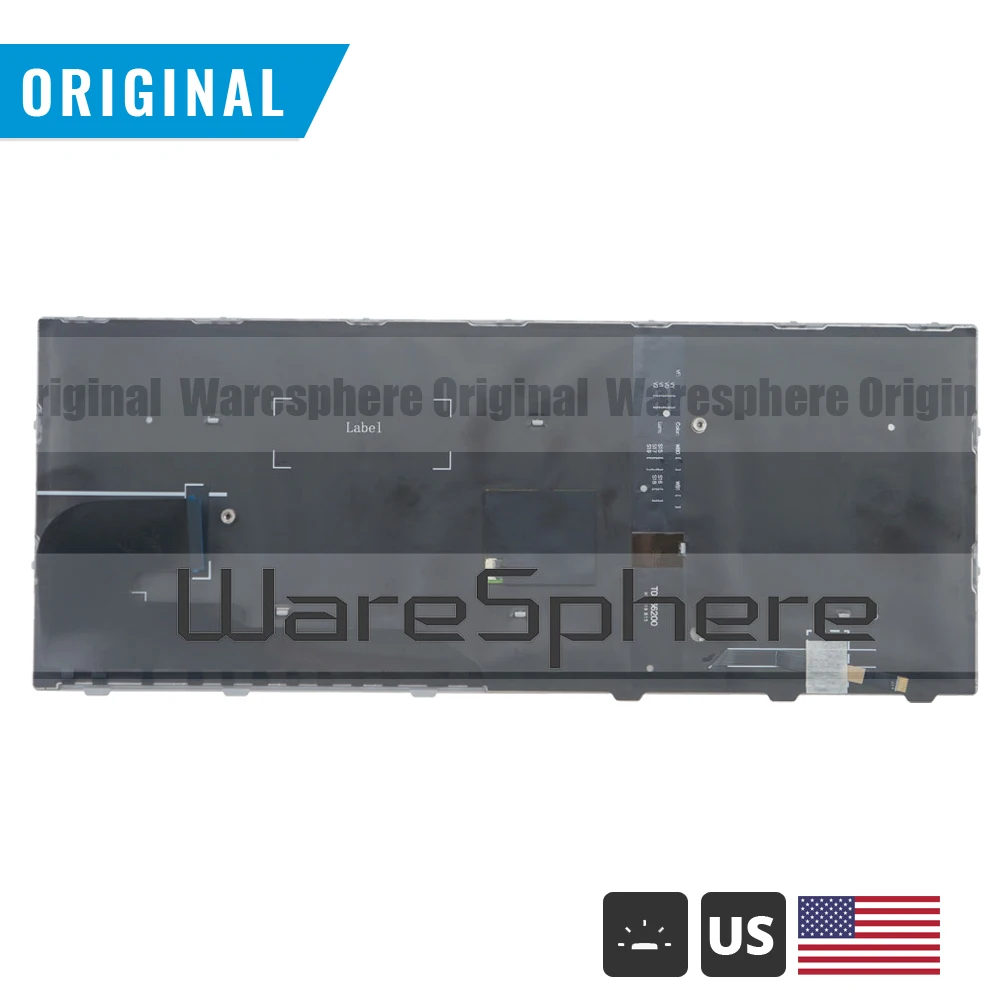 Новая Оригинальная клавиатура с подсветкой US W/N для HP Elitebook 830 735 G5 мышью