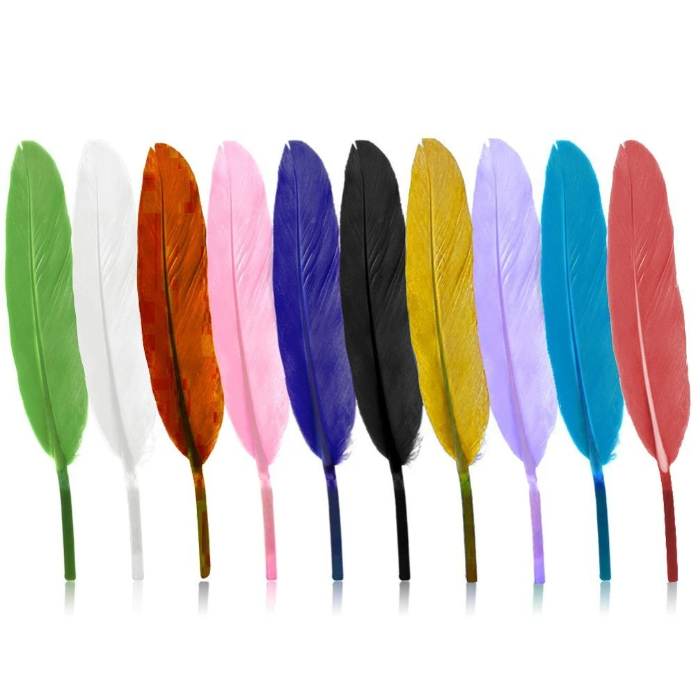 Натуральный Королевский синий утиный пух свободные перья 10 15 см/4 6 дюймов утиные