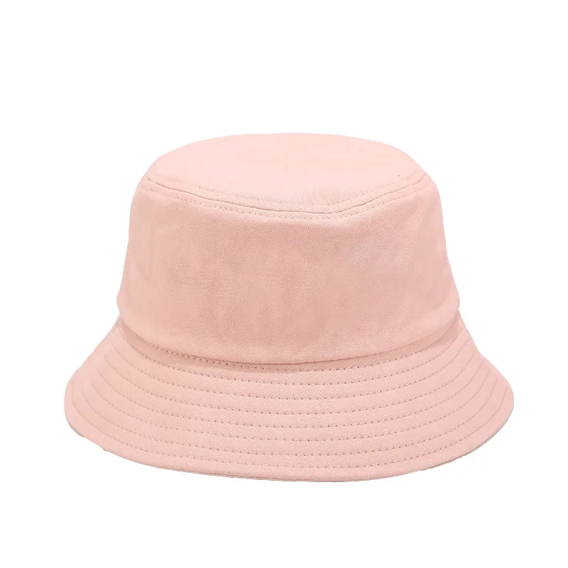 

2021 Unisex Cotton Bucket Hats Women Summer Sunscreen Panama Hat Men Pure Color Sunbonnet Fedora Outdoor Fisherman Hat Beach Cap