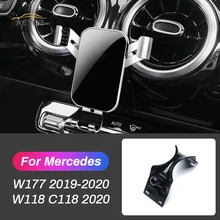 Car Mobile Phone Holder For Mercedes Benz A Class W177 A180 A200 Sedan 2019 2020 CLA 2020 Air Vent GPS Stand Navigation Bracket