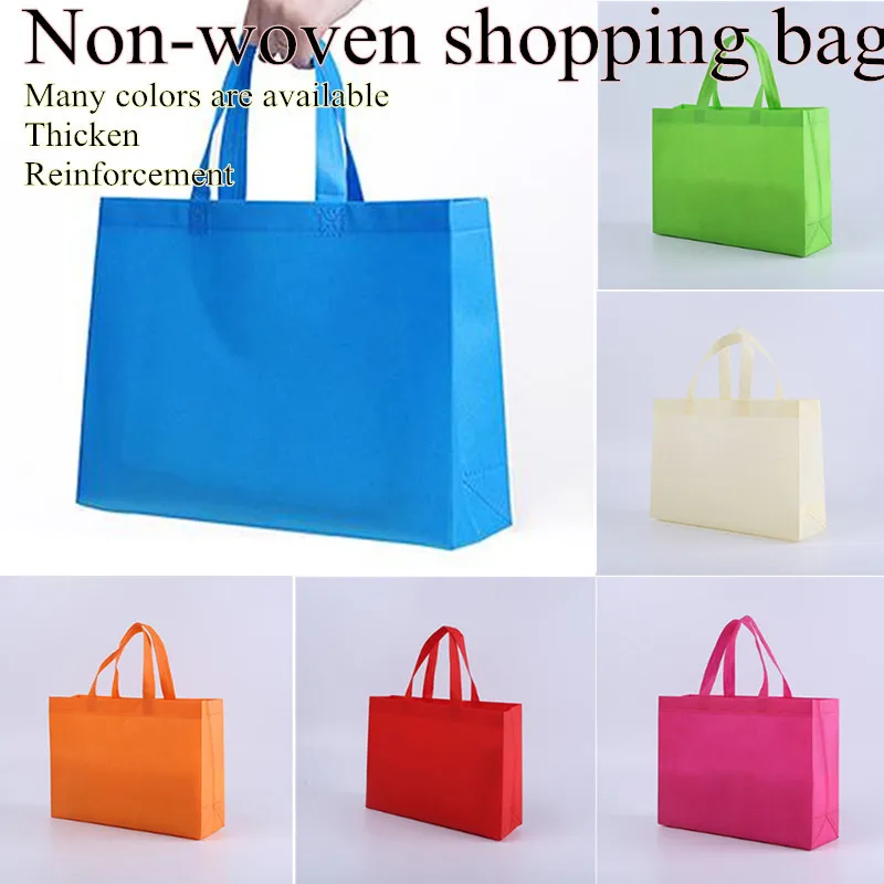 

2021 Reinforced And Thickened Three-dimensional Non-woven Tote Bag Environmental Protection Film Coated Shopping Bag