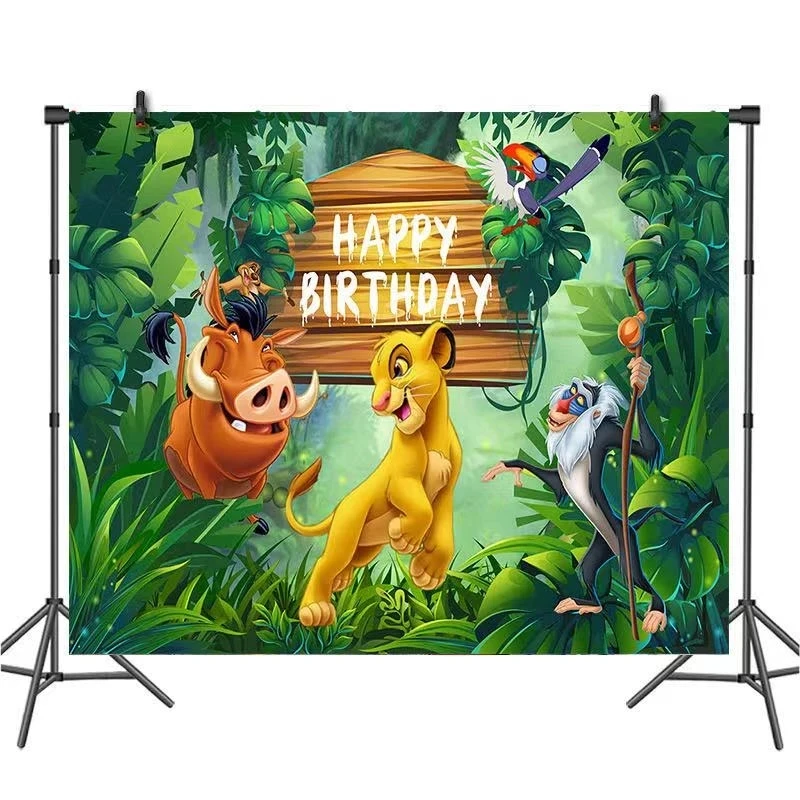 Simba Birthday Party Supplies The Lion King Decor Baby Shower Disposable Plates/Cups/Napkins Decoratio | Дом и сад