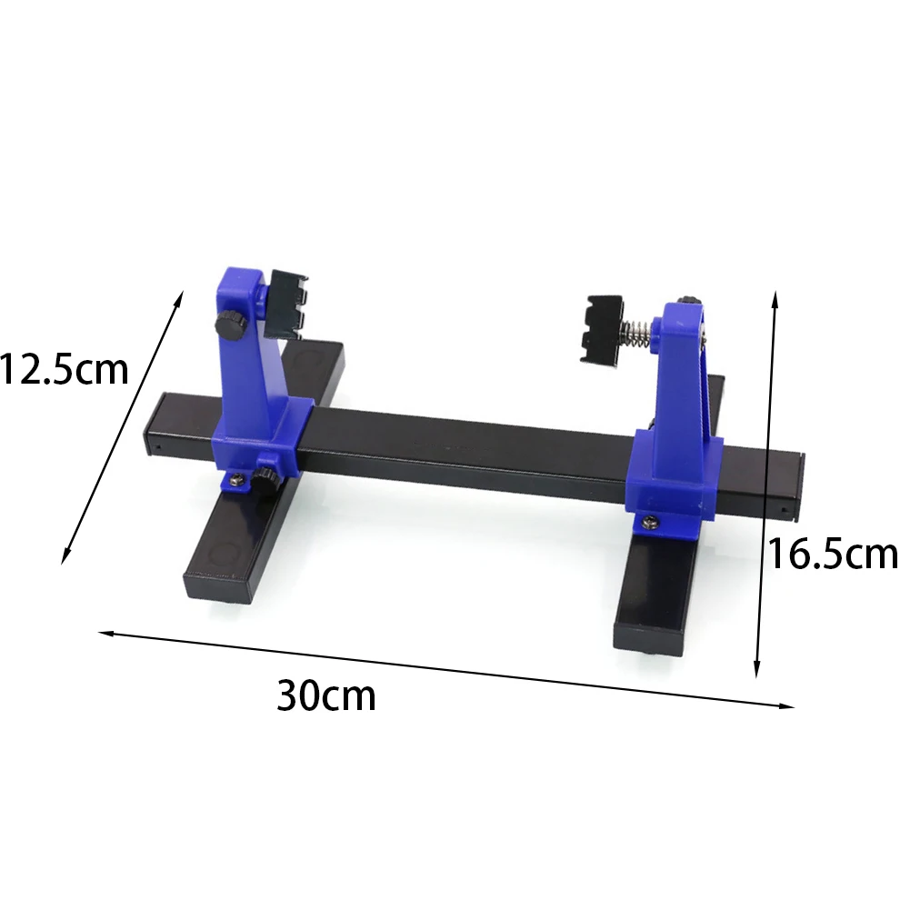 

SN-390 Anti-slip Circuit Board Holder Clamp Jig Tool ABS PCB Soldering Printed Adjustable Auxiliary 360 Degree Rotation Frame