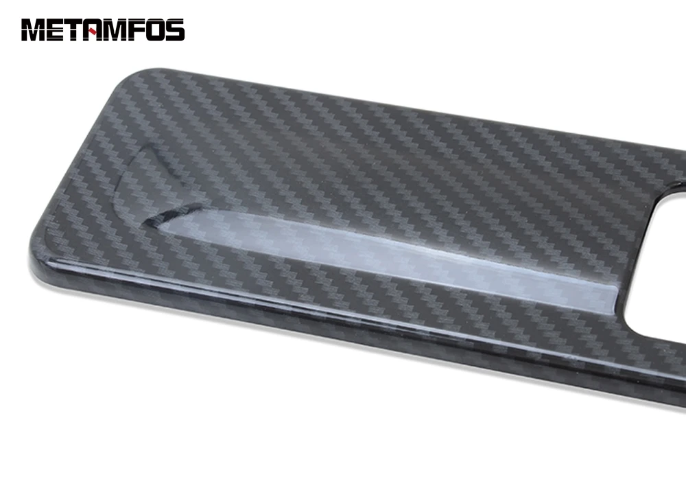 

For Toyota Rush 2018 2019 2020 Carbon Fiber Rear Air Condition Vent Outlet Cover Decoration Trim Inner Accessories Car Styling