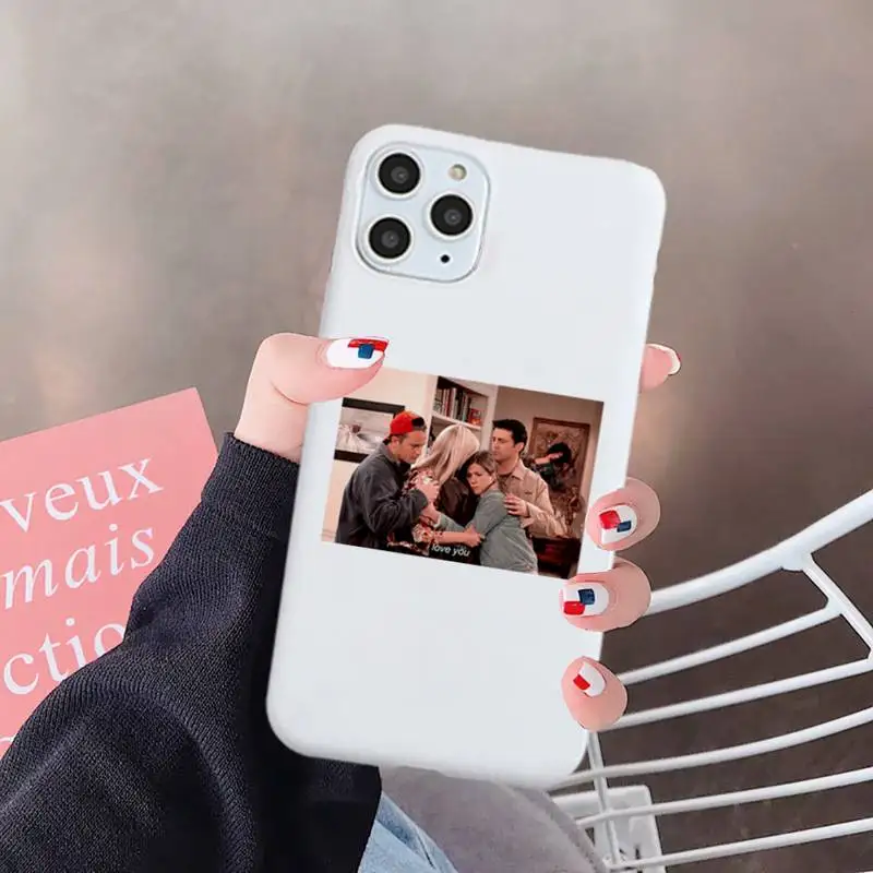 

American friends tv show Phone Case Candy Color for iPhone 6 7 8 11 12 s mini pro X XS XR MAX Plus