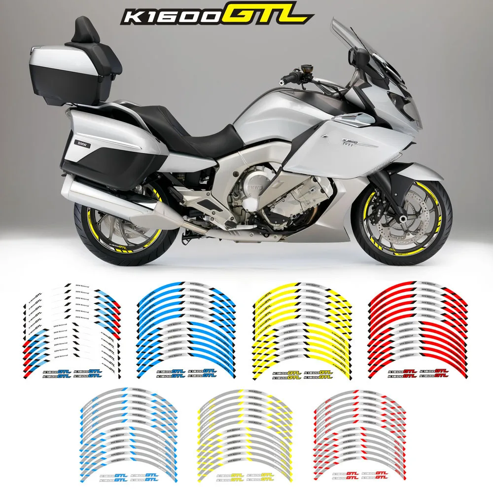 Фото 12 шт., светоотражающие полосы на колеса мотоцикла для BMW K1600GTL №1