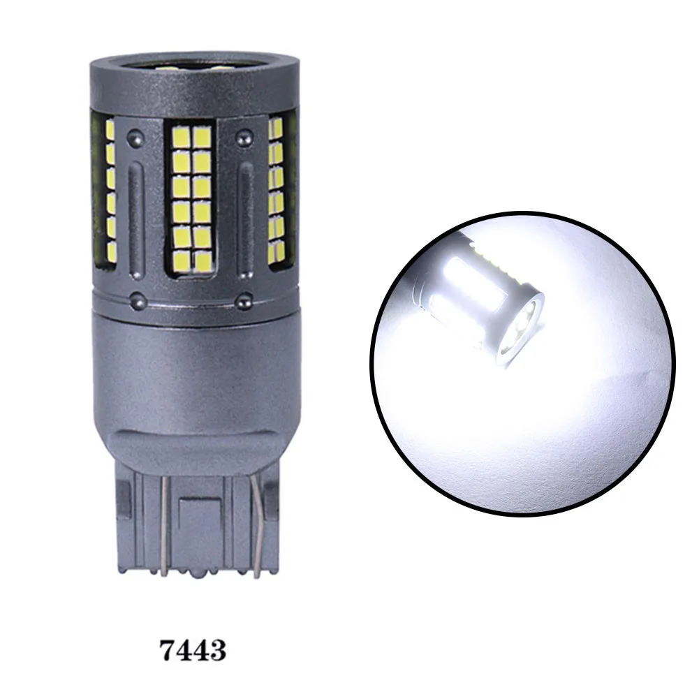 

2pcs Car LED 12V 12W 1600LM Decoding Anti-flicker Turn Signal Lights For Car 1156/7443/3157 2016 84 Brake Light Equippments