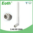 Антенна EOTH 12 шт., 2,4 ГГц, антенна 3dbi sma, розетка, wlan, Wi-Fi, 2,4 ГГц, pbx, модуль iot, роутер, приемник сигнала связи tp, антенна с высоким коэффициентом усиления