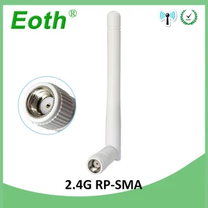 Антенна EOTH 12 шт., 2,4 ГГц, антенна 3dbi sma, розетка, wlan, Wi-Fi, 2,4 ГГц, pbx, модуль iot, роутер, приемник сигнала связи tp, антенна с высоким коэффициентом усиления