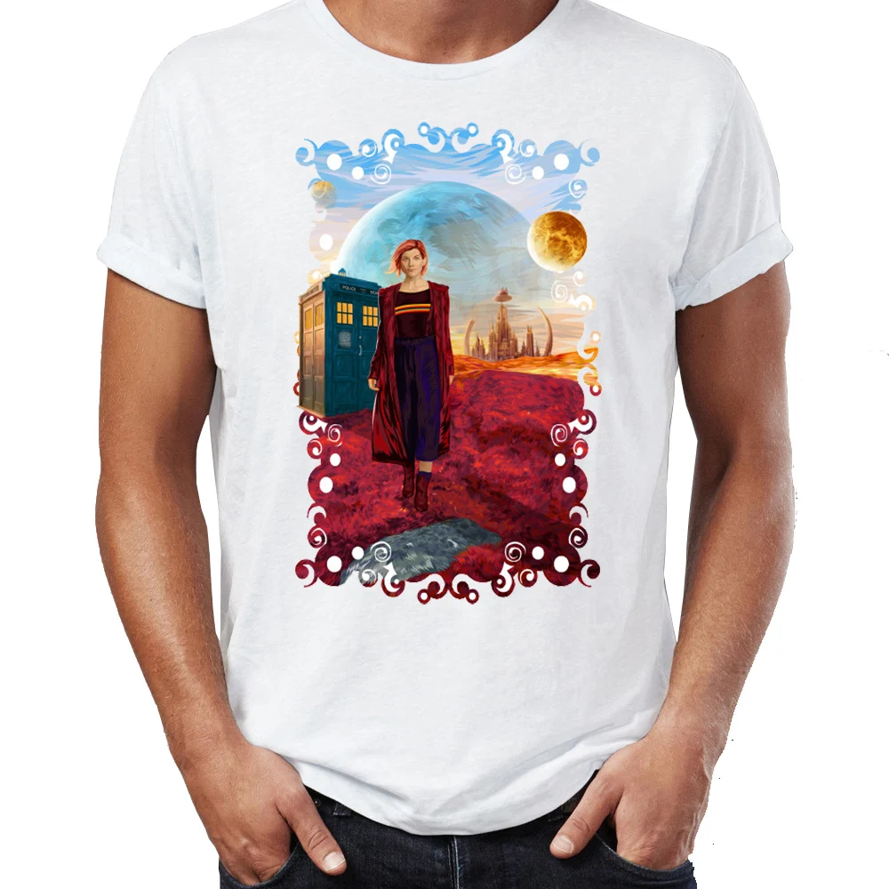 Мужская футболка Thirtshirtnth 13th Doctor Who Feminism Feminist Van Gogh Artsy Awesome художественная футболки