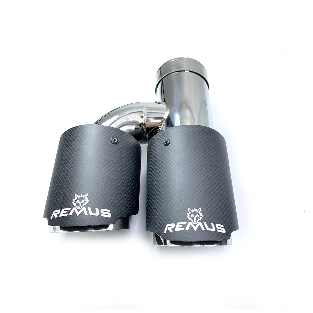 Remus автомобильный матовый глушитель из углеродного волокна наконечник H-образной