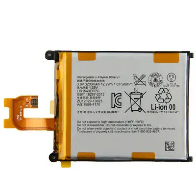 Оригинальная запасная литий ионная батарея для Sony Xperia Z2 L50W D6503 D6502|Детали