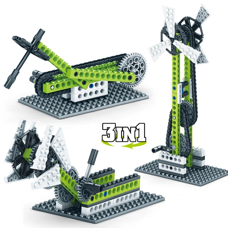 Механическая Инженерная модель сборная обучающая группа колесо обозрения кран