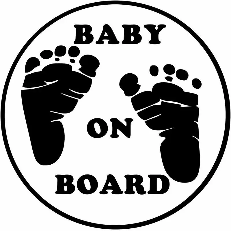 13cm*13cm Baby on Board Funny Vinyl Decal Sticker Car Stickers Window Safety Sign | Автомобили и мотоциклы