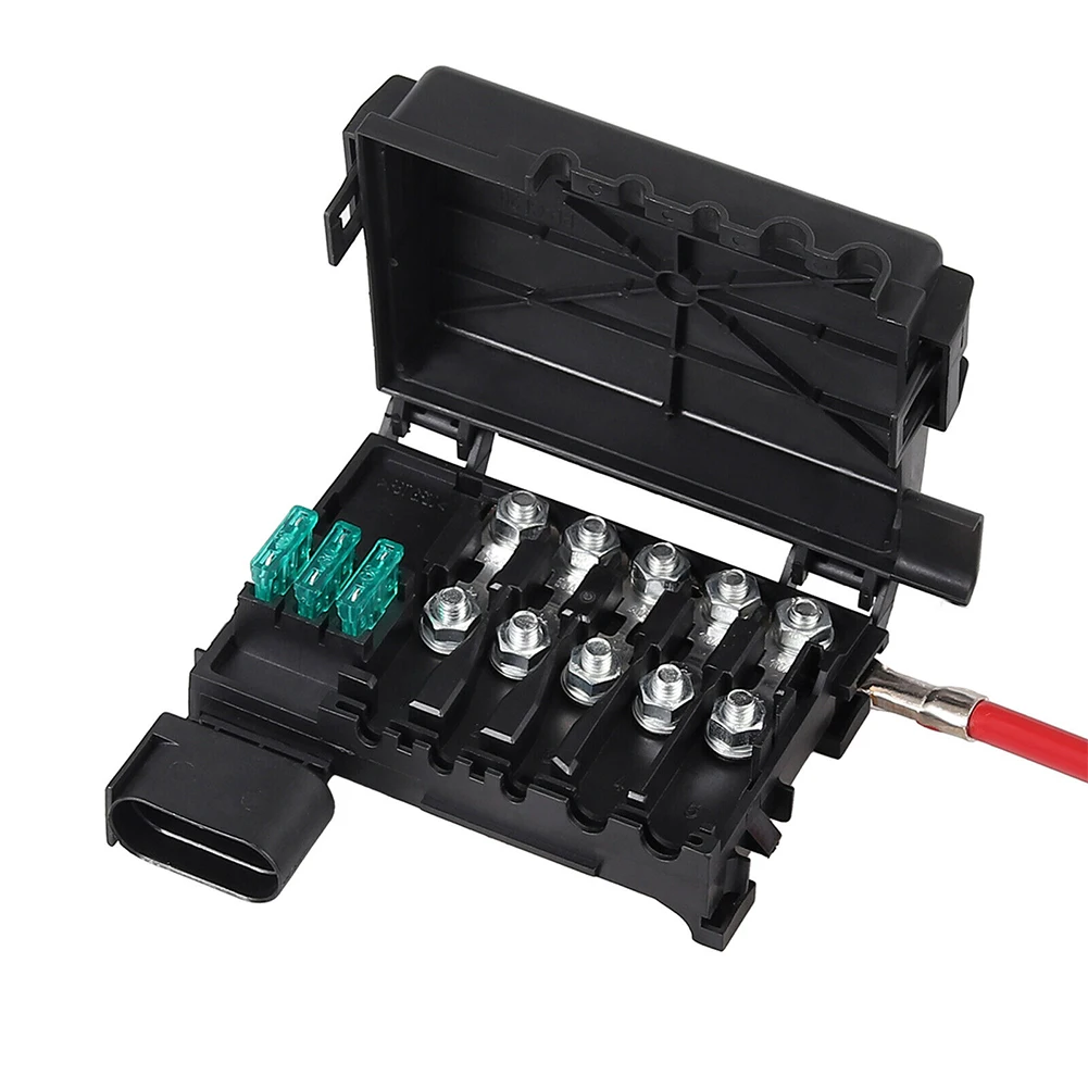 

OEM 1J0937550A автомобильный держатель предохранителя, прочная клемма аккумулятора, пластиковая термостойкая легко устанавливаемая сменная бан...