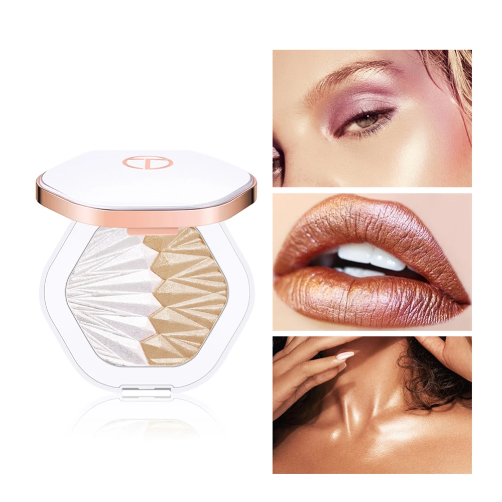 Палитра хайлайтеров 2 в 1 осветлитель для лица Мерцающая контурирующая оболочка