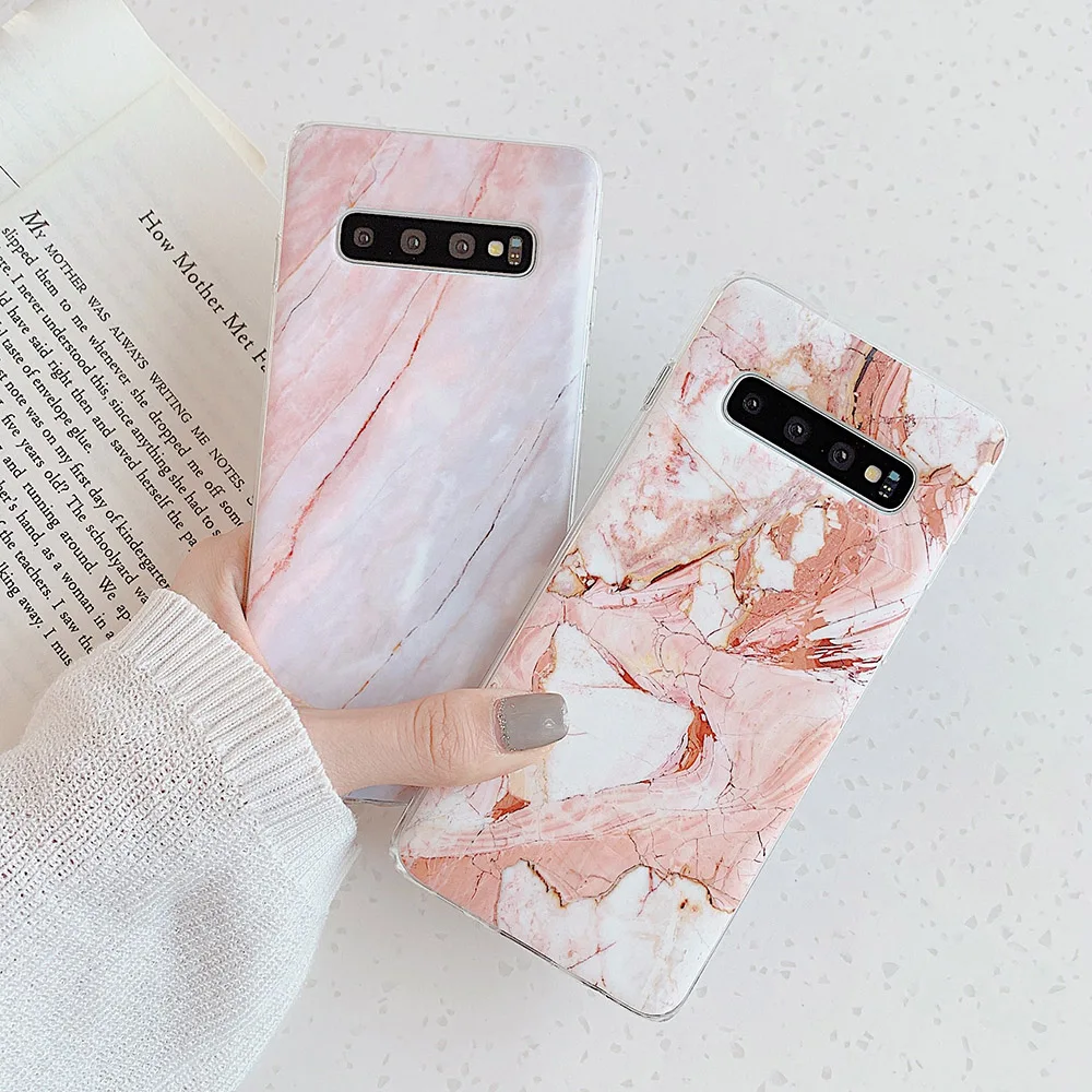 LOVECOM винтажный мраморный чехол для телефона samsung Galaxy Note 10 Pro A51 A50 A70 A40 S10 S10e S8 S9 S7 Plus Мягкий IMD чехол-накладка