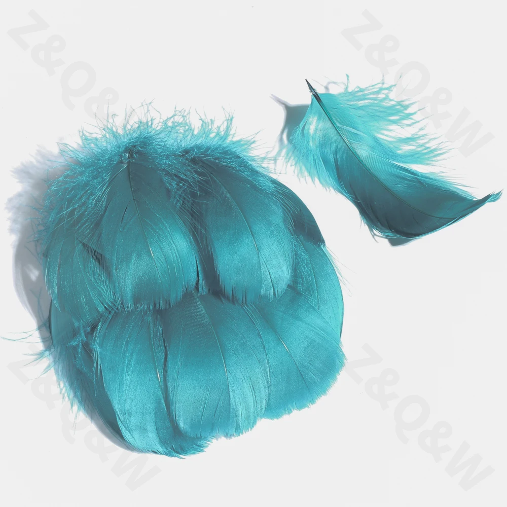 

Натуральные Искусственные перья 8-12 см, окрашенные в отверстие синие 100-500 шт., украшение «сделай сам», серьги «Ловец снов», материал для подар...
