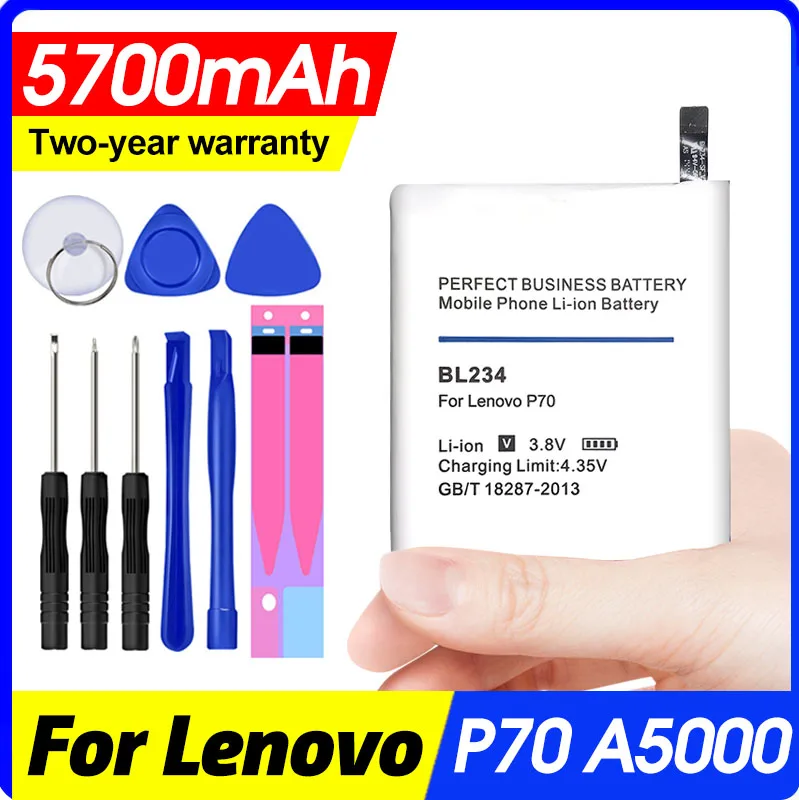 5700mAh BL234 BL 234 BL-234 Аккумулятор для Lenovo P70 P70T P70-T сменные батареи | Мобильные телефоны
