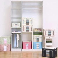 oxford fabric clothes storage box underwear foldable storage household cabinet toy organizer finishing wardrobe n3r1