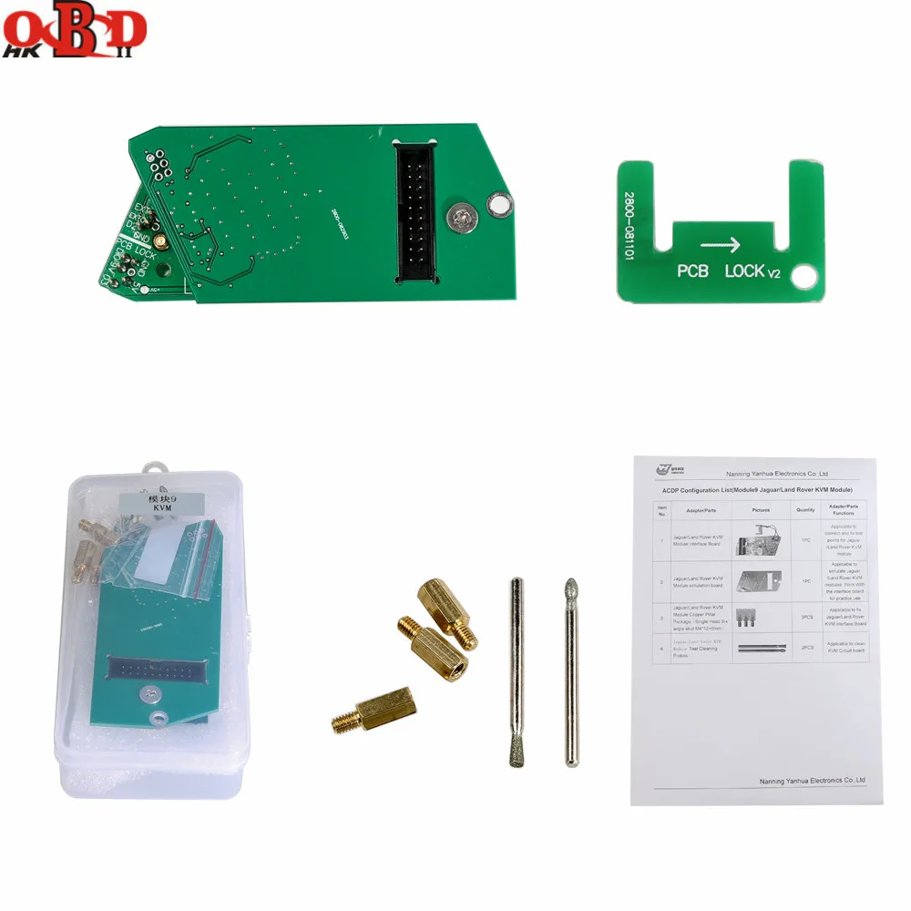 Yanhua Mini ACDP Module9 для Land Rover Key Программирование Поддержка KVM с 2015 2018 добавить ключ и
