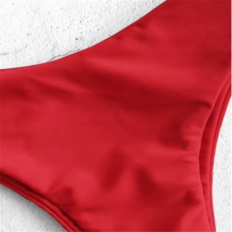 Нейлоновые гидрокостюмы костюм из двух частей комплект Красного бикини женская