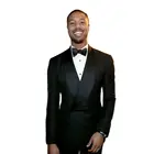 Элегантный черный двубортный мужской костюм, блейзер с брюками, 2018, стильный мужской костюм с большой шалью и лацканами, облегающий мужской костюм, 2 предмета