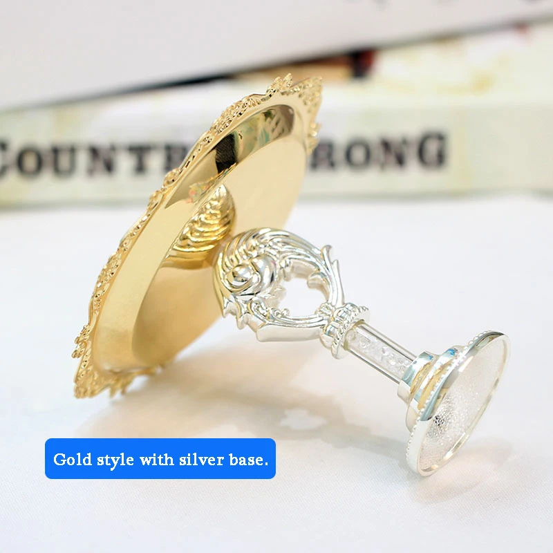 Подставка для торта золотистая/белая 2 шт.|Стойки| |