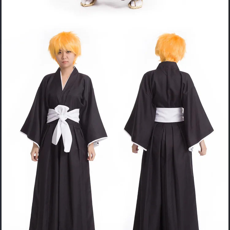 Халат Bleach Kurosaki Ichigo плащ пальто японское аниме косплей костюм на Хэллоуин |
