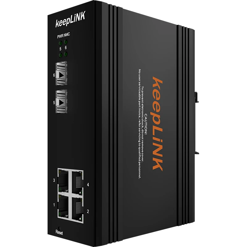 L2 + промышленный 4-портовый 10/100/1000T 802.3af/at PoE 2-портовый 100/1000X SFP управляемый
