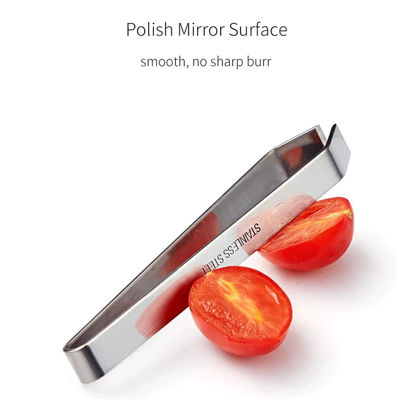 Omife Stainless Steel Fish Bone Tweezers Remover Salmon Fishing Bones Knife Pincer Puller Tongs Pick-Up Seafood Tool Crackers
