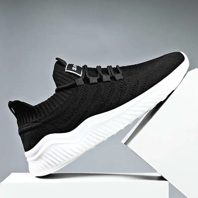 

Men's Breathable Sneakers Shoes Comfortable Outdoor Walking Casual Shoes Non-slip Sports Casual Men's Shoes Large Size 39-46