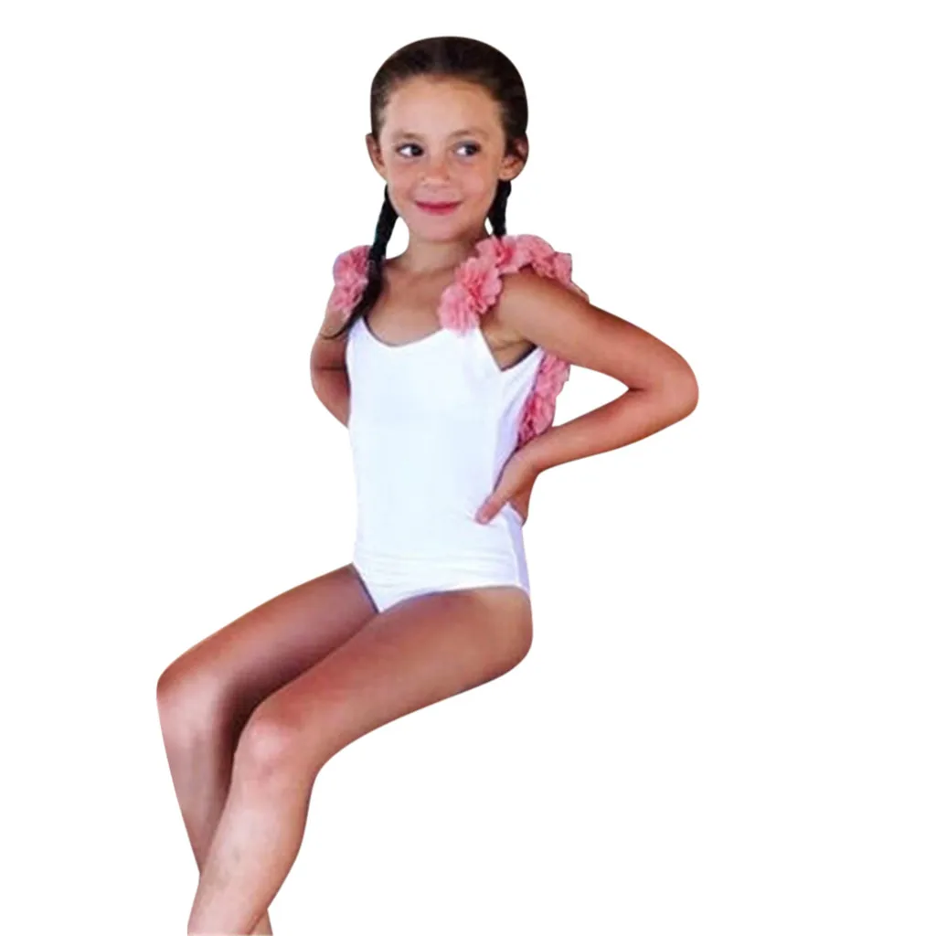 Новинка Слитный купальник для маленьких девочек Сезон лето 2020 Купальник с